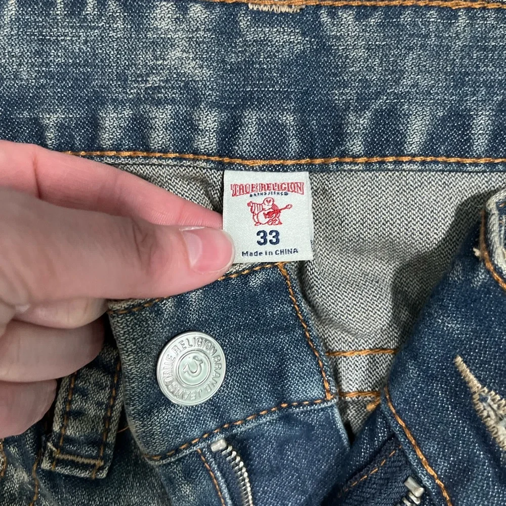 True Religion NWT Skinny Red Orange SN Earthworm Size 33